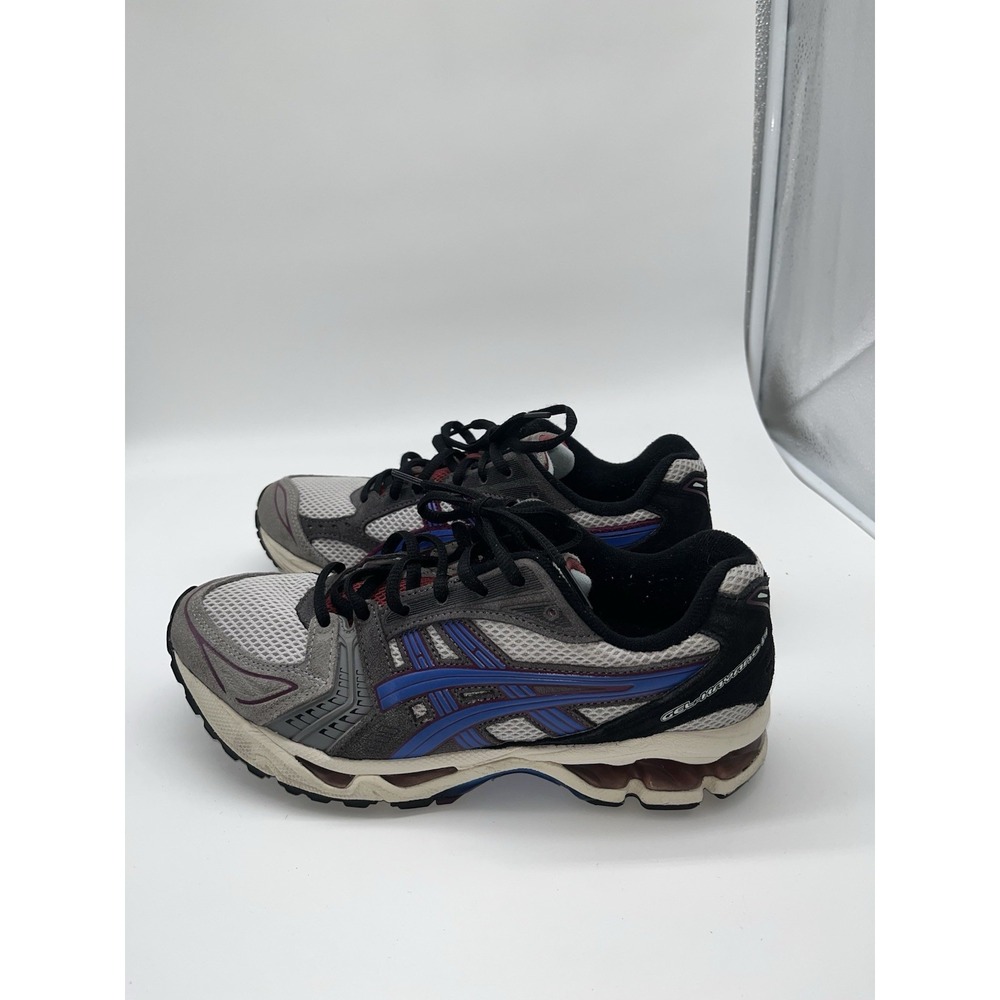 Size 7.5 Men's  - ASICS Gel Kayano 14 Oyster Grey Illusion Blue Rare Colorway